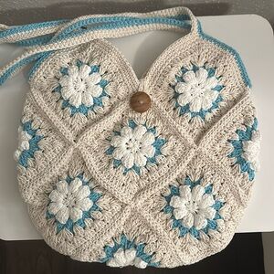 Women’s shoulder bag handmade crochet